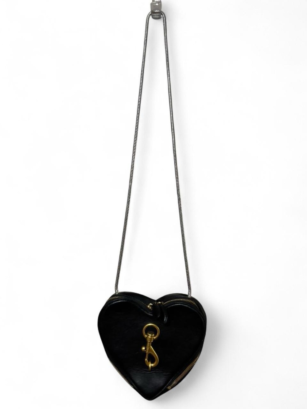 Rebecca Minkoff Black Crossbody with Gold Trim